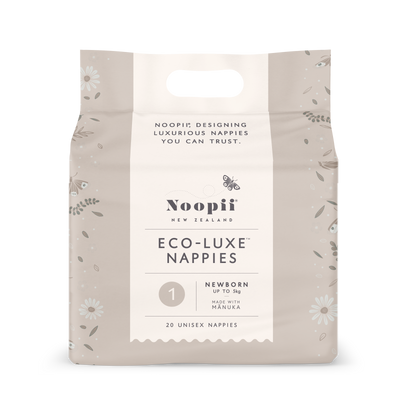 Noopii Newborn Nappies - premium NZ nappies, suitable for newborn babies. 