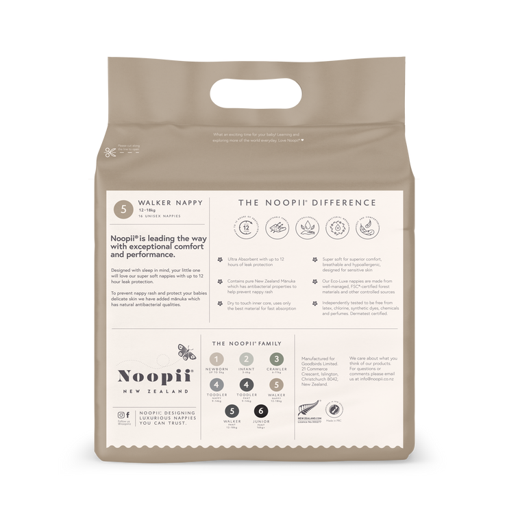Noopii Walker Nappies Subscription Deal - Premium NZ nappy subscription